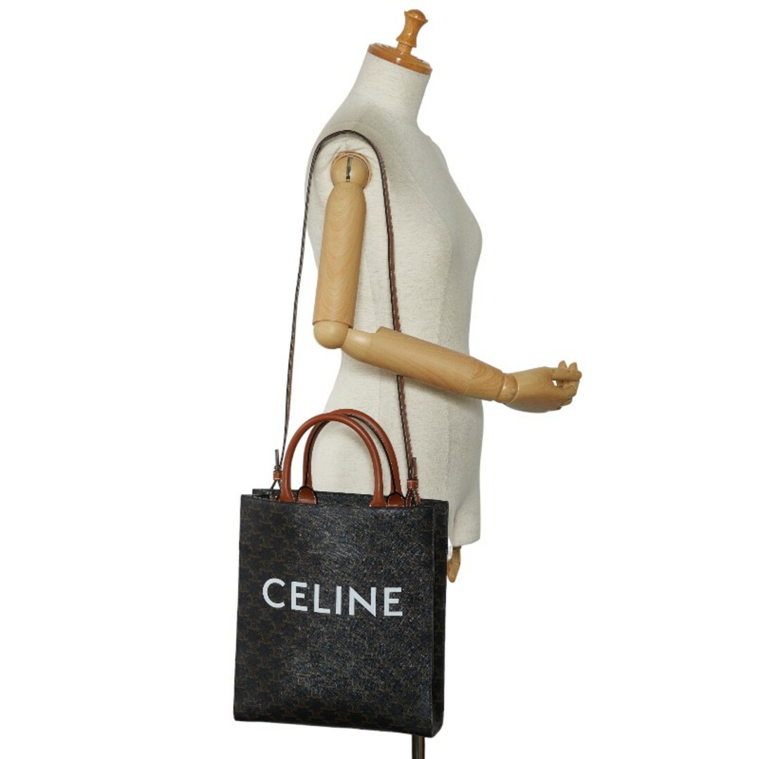 CELINE セリーヌ トリオンフ バーティカルカバ ラージ ハンドバッグ