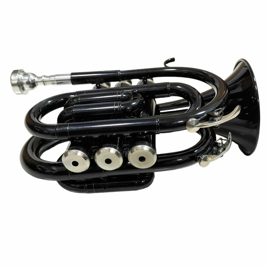 ✨極美品✨kaerntner　ポケットトランペット ブラック　ケース付 楽器の管楽器(トランペット)の商品写真