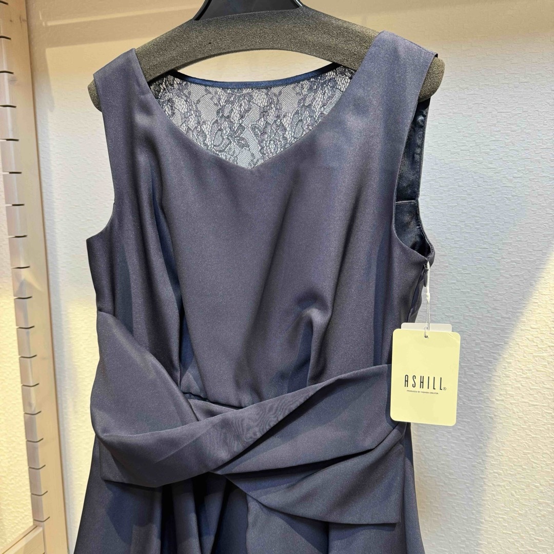 M新品ASHILLオケージョンドレスパーティドレスワンピースノースリーブレース レディースのフォーマル/ドレス(ミディアムドレス)の商品写真