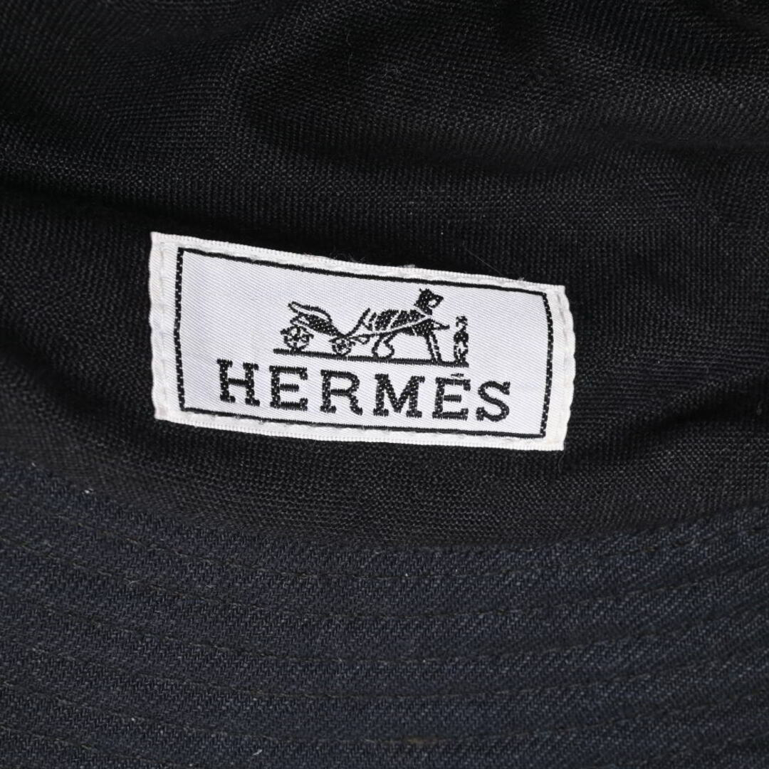 Hermes(エルメス)のHERMES パイピング リネン ハット 帽子 レディースの帽子(キャップ)の商品写真