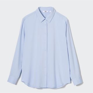 ユニクロ(UNIQLO)のUNIQLOレーヨンブラウス(シャツ/ブラウス(長袖/七分))