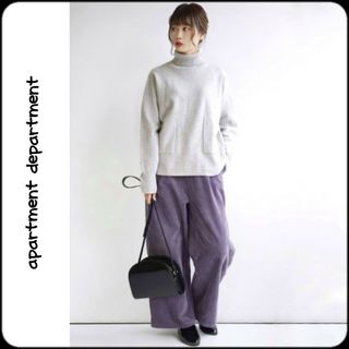 セレクト(SELECT)のアパートメントデパートメント●カシミヤ混♪エルボーパッチタートルネックニット(ニット/セーター)