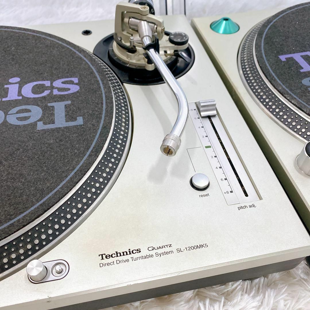 Technics DJ ターンテーブル　SL-1200MK5 2台 楽器のDJ機器(ターンテーブル)の商品写真