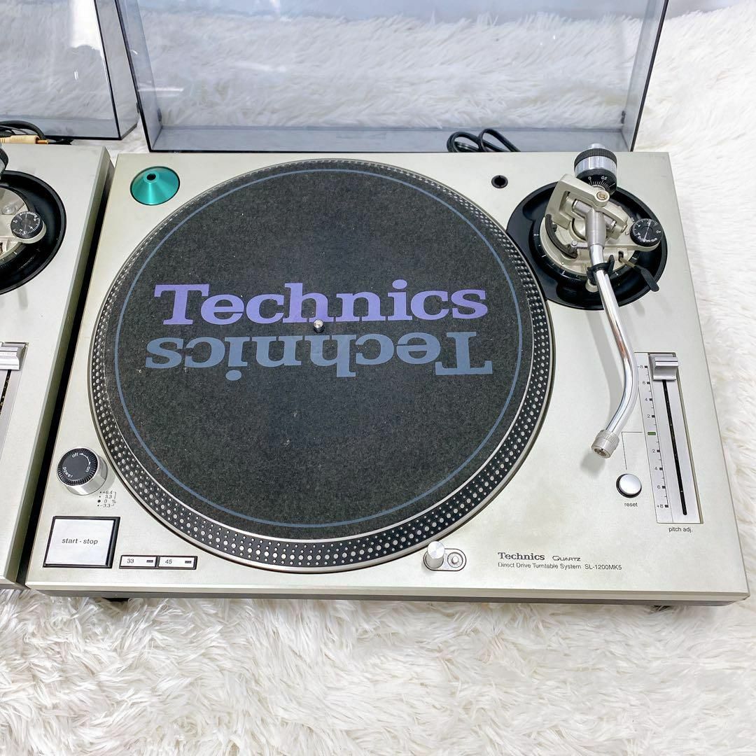 Technics DJ ターンテーブル　SL-1200MK5 2台 楽器のDJ機器(ターンテーブル)の商品写真