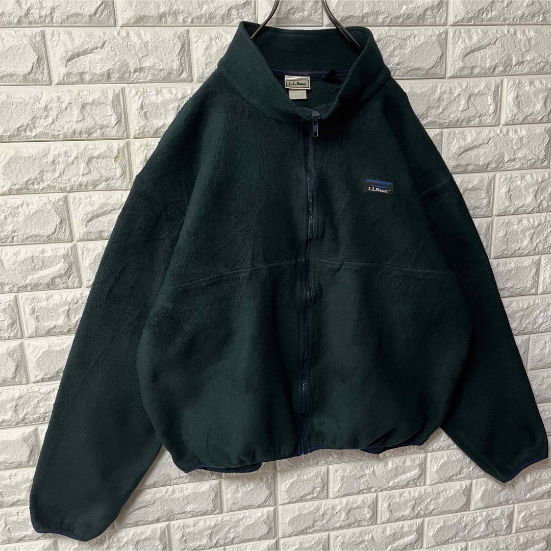 L.L.Bean(エルエルビーン)の【L.L.BEAN】80s エルエルビーン フリースJKT ワンポイントロゴ メンズのジャケット/アウター(ブルゾン)の商品写真