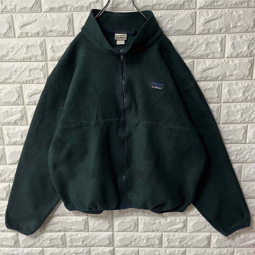 L.L.Bean(エルエルビーン)の【L.L.BEAN】80s エルエルビーン フリースJKT ワンポイントロゴ メンズのジャケット/アウター(ブルゾン)の商品写真