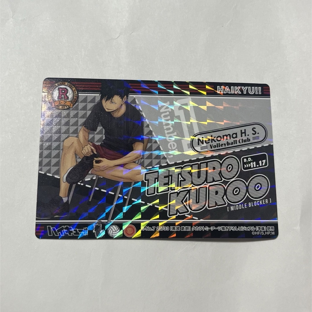 中古 食玩 トレーディングカード 黒尾鉄朗 しんどかっ 登校 中古 食玩 トレーディングカード 黒尾鉄朗 しんどかっ 登校