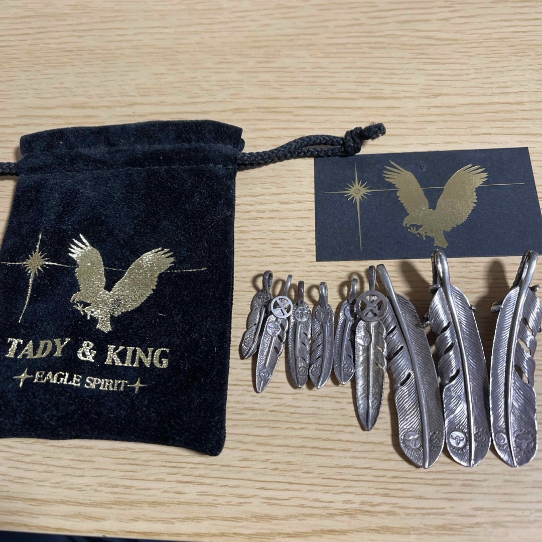 TADY&KING(タディアンドキング)のtady&king シルバーフェザー メンズのアクセサリー(ネックレス)の商品写真