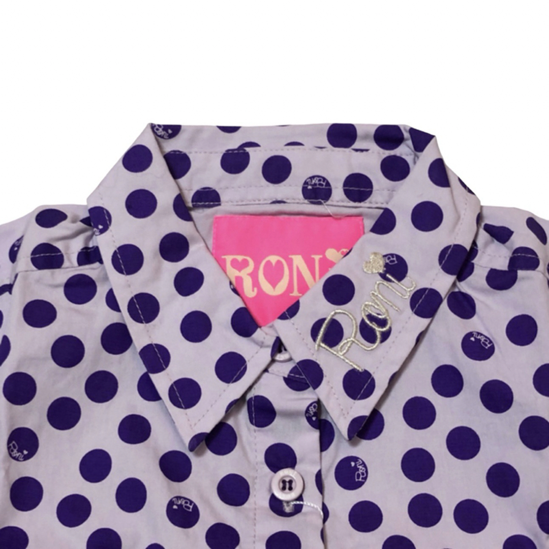 RONI(ロニィ)のAK13 RONI 長袖シャツ キッズ/ベビー/マタニティのキッズ服女の子用(90cm~)(その他)の商品写真
