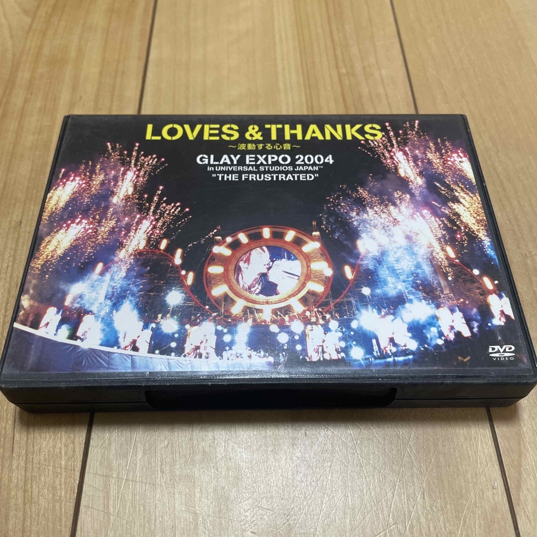 LOVES ＆ THANKS〜波動する心音〜 GLAY EXPO 2004　in エンタメ/ホビーのDVD/ブルーレイ(ミュージック)の商品写真