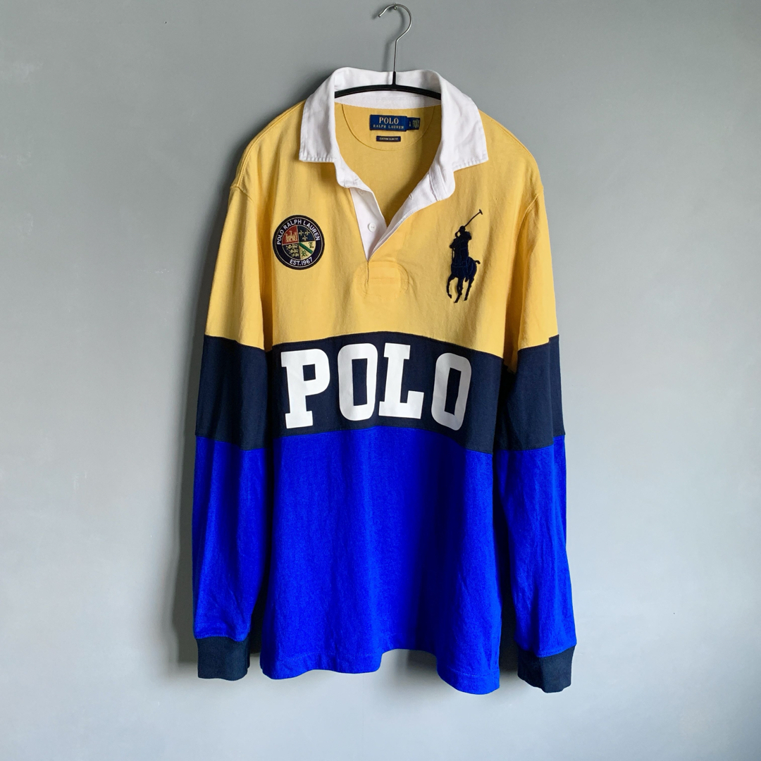 POLO RALPH LAUREN(ポロラルフローレン)のPolo Ralph Lauren マルチカラー ラガーシャツ ラルフローレン メンズのトップス(ポロシャツ)の商品写真