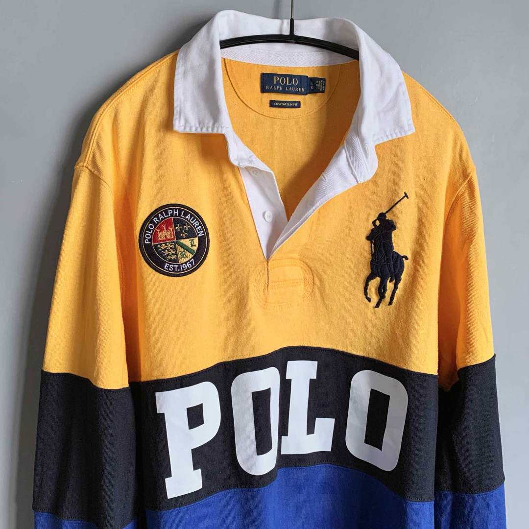 POLO RALPH LAUREN(ポロラルフローレン)のPolo Ralph Lauren マルチカラー ラガーシャツ ラルフローレン メンズのトップス(ポロシャツ)の商品写真