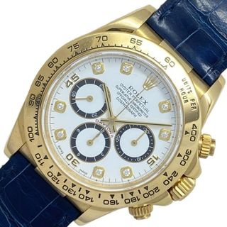 ロレックス(ROLEX)の　ロレックス ROLEX デイトナ S番 16518G ホワイト  K18YG 自動巻き メンズ 腕時計(その他)