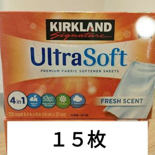 カークランド(KIRKLAND)の②コストコ　柔軟シート　ランドリーシートカークランド　柔軟剤　乾燥機　お試し(洗剤/柔軟剤)