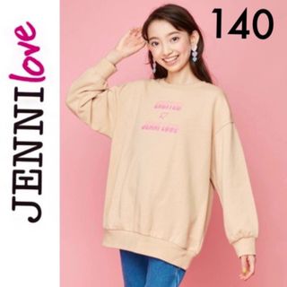 ジェニィラブ(JENNI love)の１回着☆JENNI love BIGトレーナー140ジェニィラブトキシック(Tシャツ/カットソー)