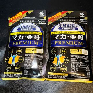 コバヤシセイヤク(小林製薬)の小林製薬の栄養補助食品 マカ・亜鉛 プレミアム(90粒入) 2個(その他)