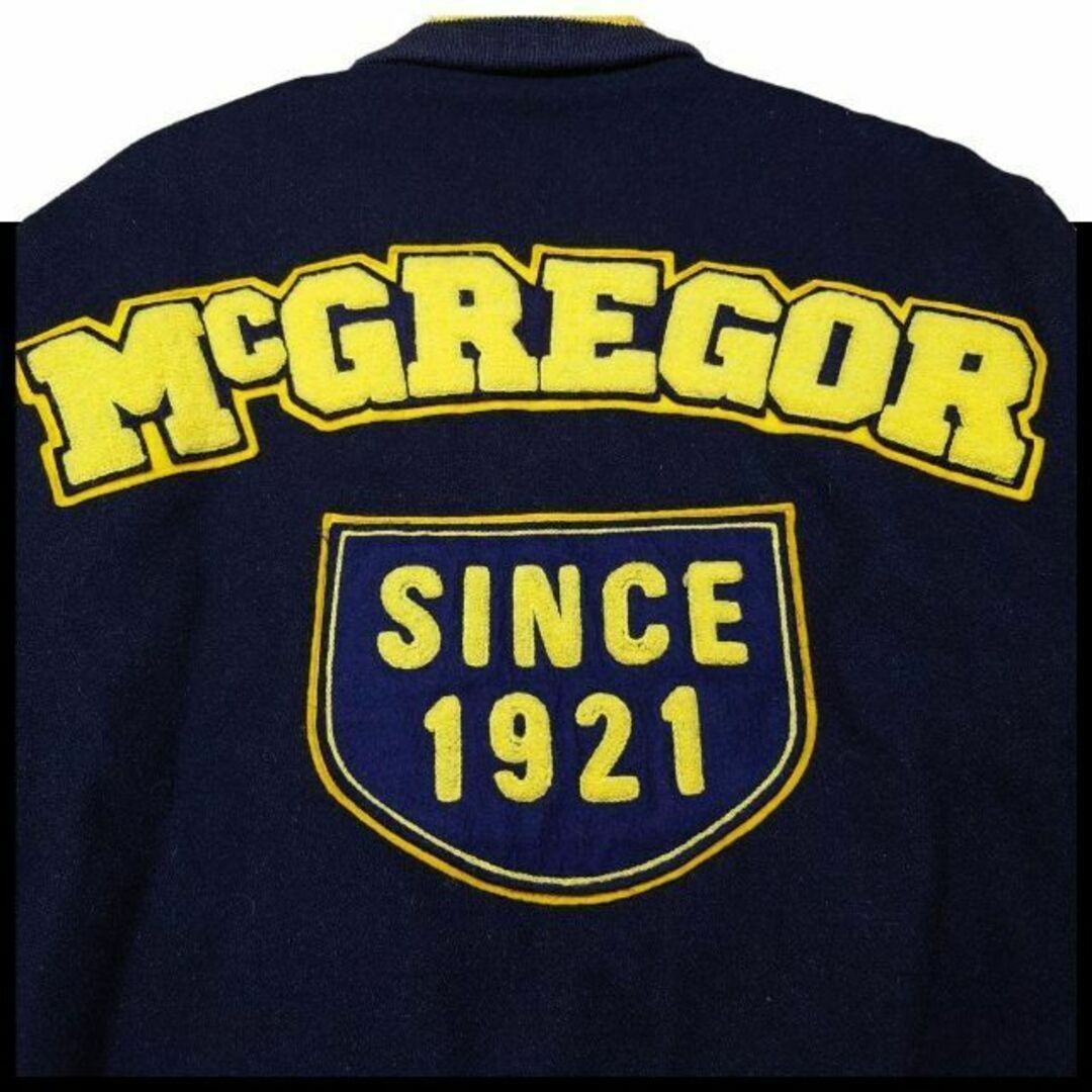 McGREGOR(マックレガー)のMcGREGOR　メルトンウール　スタジャン　ワッペン刺繍　古着　マックレガー メンズのジャケット/アウター(スタジャン)の商品写真