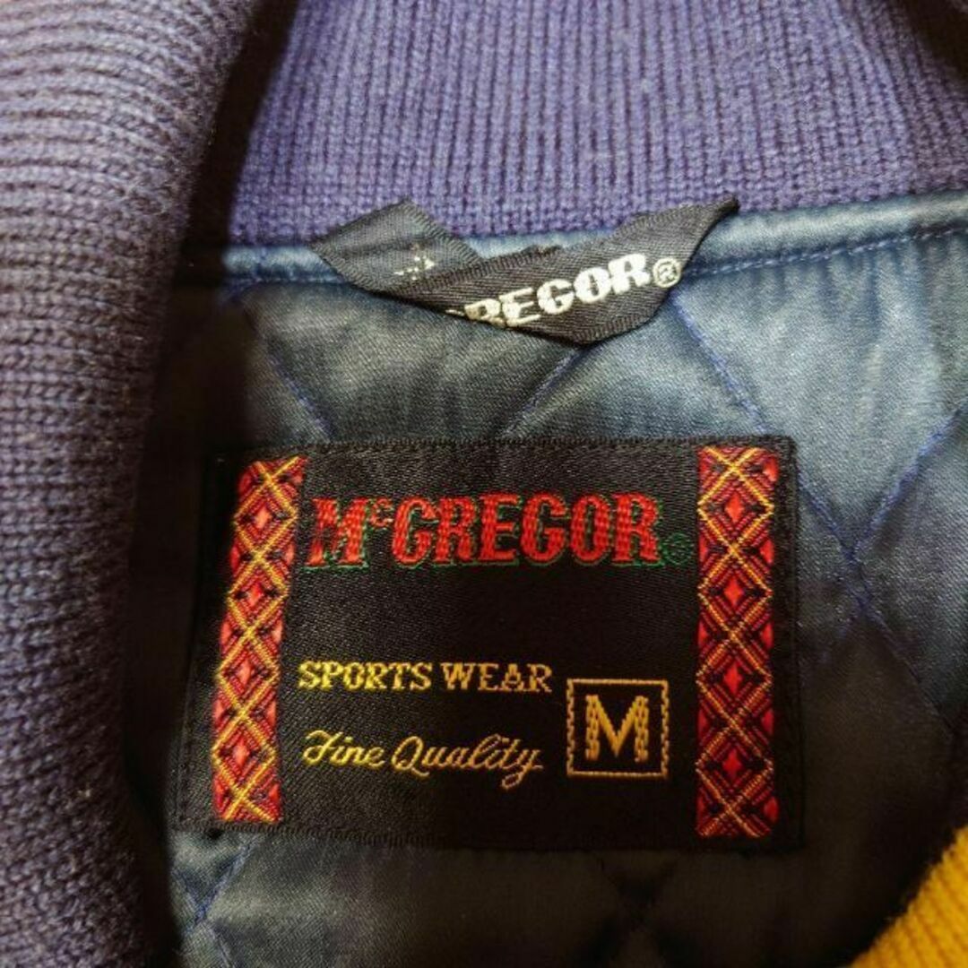 McGREGOR(マックレガー)のMcGREGOR　メルトンウール　スタジャン　ワッペン刺繍　古着　マックレガー メンズのジャケット/アウター(スタジャン)の商品写真