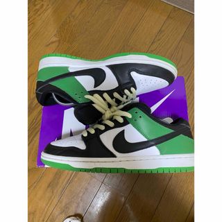 ナイキ(NIKE)のnike sb dunk low classic green 26cm(スニーカー)