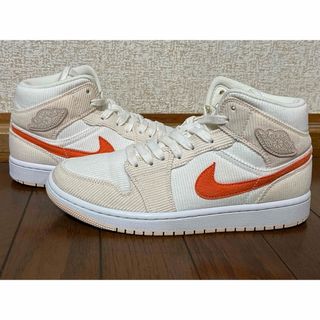 ナイキ(NIKE)のNIKE AIR JORDAN 1 MID SE "CORDUROY" 25.5(スニーカー)