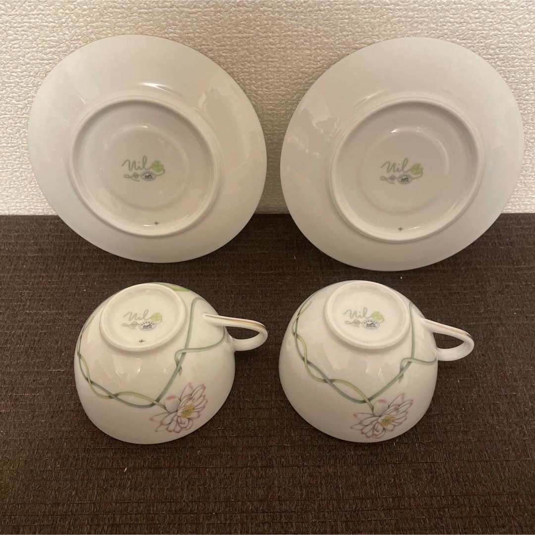 HERMES - エルメス ナイルの庭 ティー カップ&ソーサー ペアの HERMES - エルメス ナイルの庭 ティー カップ&ソーサー ペアの