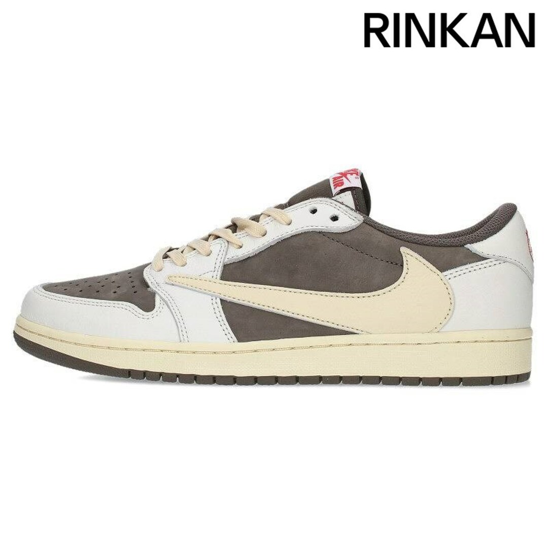 NIKE(ナイキ)のナイキ ×トラヴィススコット Travis Scott  AIR JORDAN 1 LOW OG REVERSE MOCHA DM7866-162 エアジョーダン1レトロロウオージースニーカー メンズ 28.5cm メンズの靴/シューズ(スニーカー)の商品写真