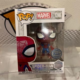 マーベル(MARVEL)のレアFUNKO POP! スパイダーマン　ディズニー100周年　ファセット限定(アメコミ)