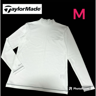 テーラーメイド(TaylorMade)のテーラーメイド　モックネックシャツ　ゴルフウェア　インナーウェア　M 白(ウエア)