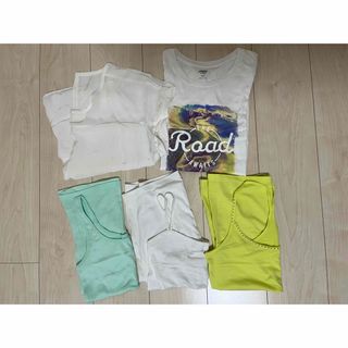 OLD NAVY♡GU♡Tシャツ♡キャミソール♡タンクトップ♡5点セット(Tシャツ(半袖/袖なし))