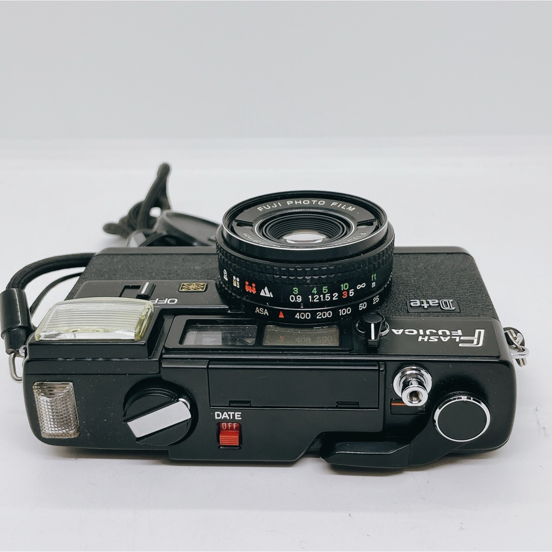 富士フイルム(フジフイルム)の【完動品】 FUJICA FLASH フィルムカメラ コンパクトカメラ スマホ/家電/カメラのカメラ(フィルムカメラ)の商品写真