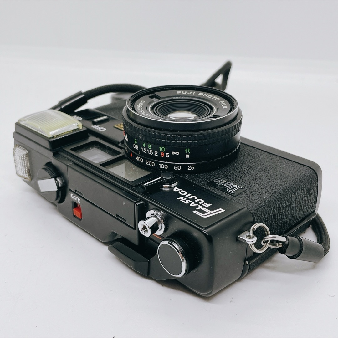 富士フイルム(フジフイルム)の【完動品】 FUJICA FLASH フィルムカメラ コンパクトカメラ スマホ/家電/カメラのカメラ(フィルムカメラ)の商品写真