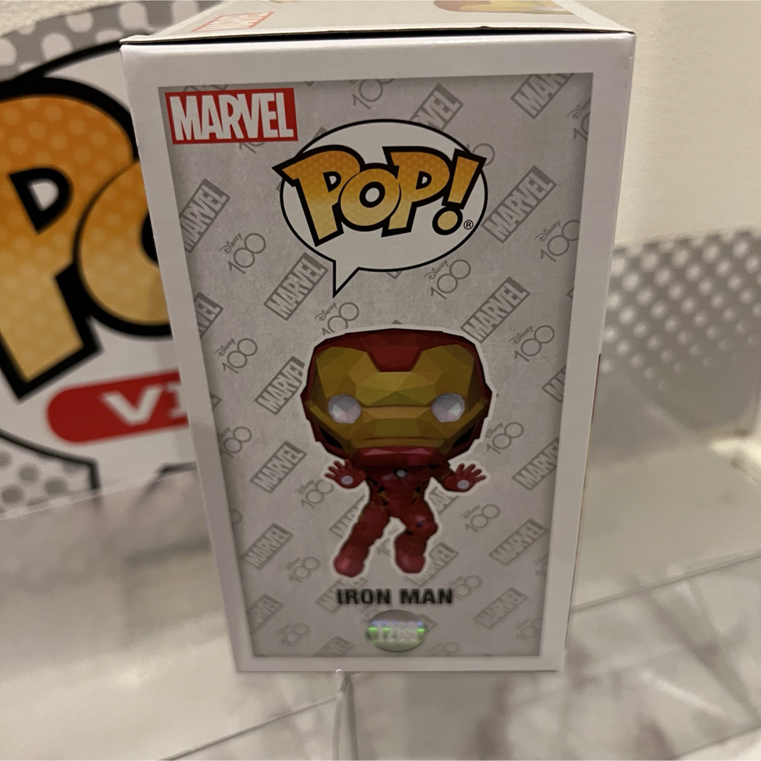 MARVEL(マーベル)のレアFUNKO POP! マーベル　アイアンマン　ディズニー100周年ファセット エンタメ/ホビーのフィギュア(アメコミ)の商品写真