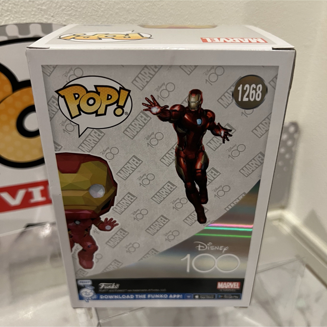 MARVEL(マーベル)のレアFUNKO POP! マーベル　アイアンマン　ディズニー100周年ファセット エンタメ/ホビーのフィギュア(アメコミ)の商品写真