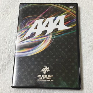 トリプルエー(AAA)のAAA TOUR 2007 4th ATTACK DVD(ミュージシャン)