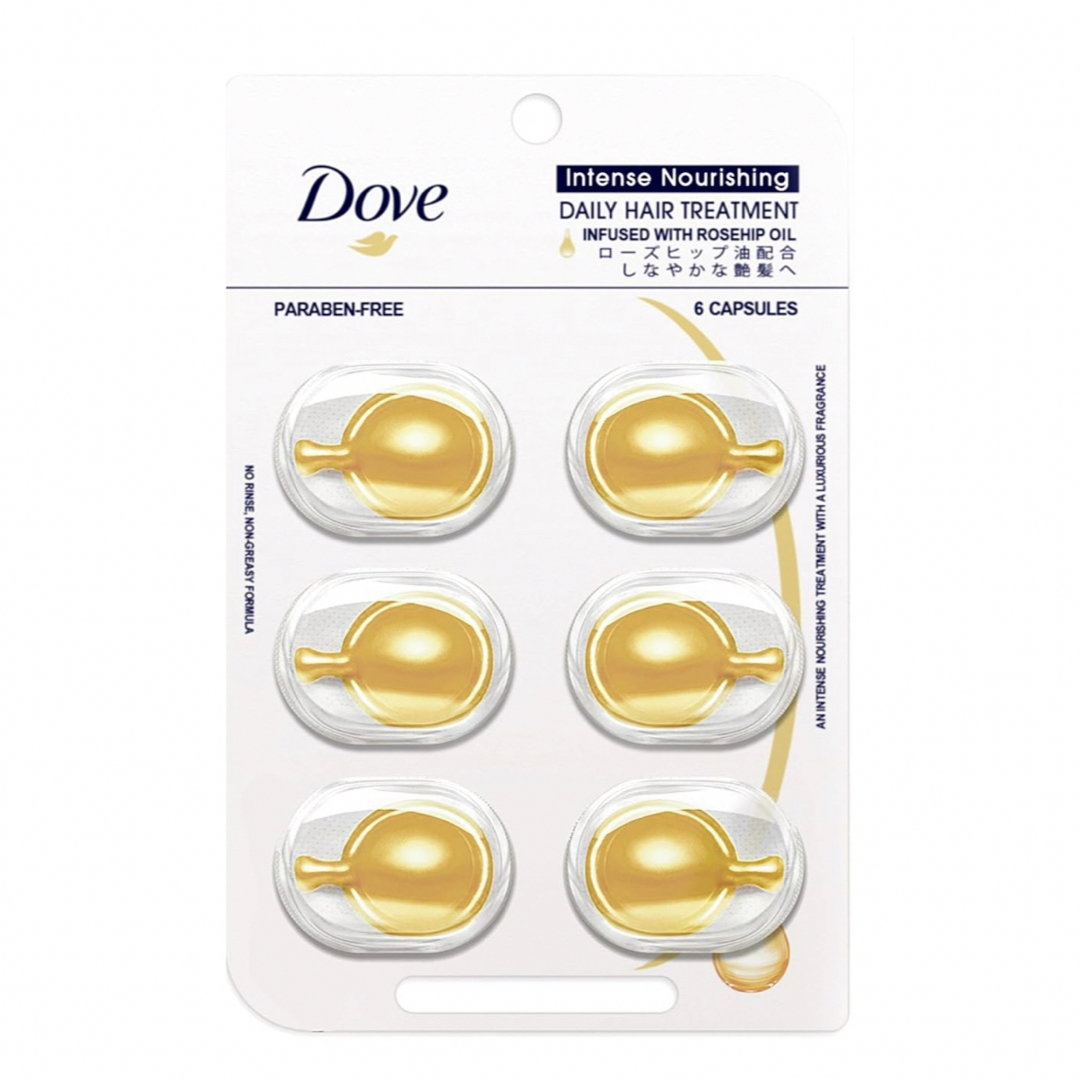 Dove（Unilever）(ダヴ)の新品　未使用　Dove ダヴ　シャイニーゴールド ヘアオイル　6個 コスメ/美容のヘアケア/スタイリング(トリートメント)の商品写真