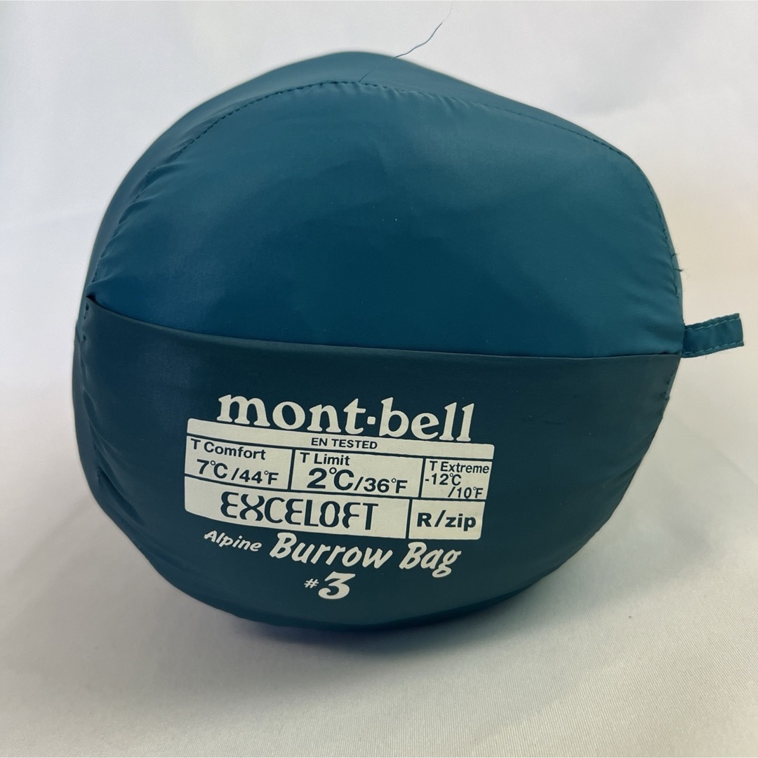 mont bell(モンベル)のモンベル　アルパインバロウバッグ 3番　♯3 mont-bell 寝袋　シュラフ スポーツ/アウトドアのアウトドア(寝袋/寝具)の商品写真