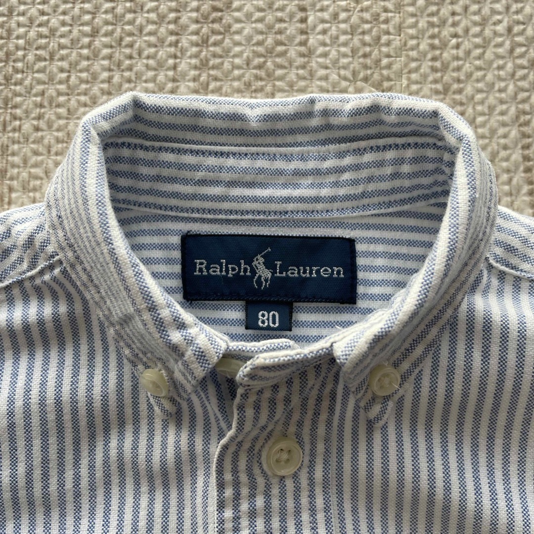 POLO RALPH LAUREN(ポロラルフローレン)のラルフローレン シャツ 80 キッズ/ベビー/マタニティのベビー服(~85cm)(シャツ/カットソー)の商品写真