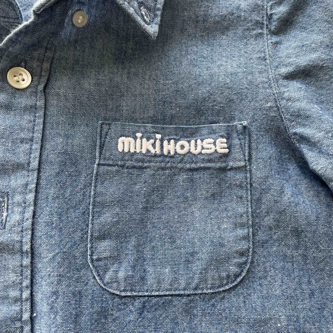 mikihouse(ミキハウス)のミキハウス シャツ 80&コムサデモード ブラウス ボーダー柄 キッズ/ベビー/マタニティのベビー服(~85cm)(シャツ/カットソー)の商品写真