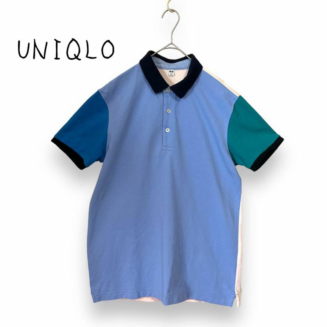UNIQLO(ユニクロ)のUNIQLO ユニクロ ポロシャツ カラフル Lサイズ メンズのトップス(ポロシャツ)の商品写真
