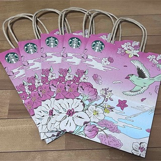 Starbucks - スターバックス　ショップ袋　ショッパー　5枚　桜　さくら