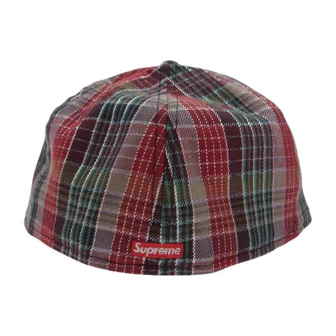 Supreme(シュプリーム)のSupreme シュプリーム 帽子 23SS Metallic Plaid S Logo New Era cap メタリック プレイド ロゴ ニューエラ  ブラウン系 マルチカラー系 58.7【中古】 メンズの帽子(その他)の商品写真