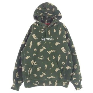 シュプリーム(Supreme)のSupreme シュプリーム パーカー 21AW Box Logo Hooded Sweatshirt ボックスロゴ パーカー カーキ系 M【中古】(パーカー)