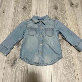 ベビーギャップ(babyGAP)のベビーギャップ　デニム　長袖シャツ(ブラウス)