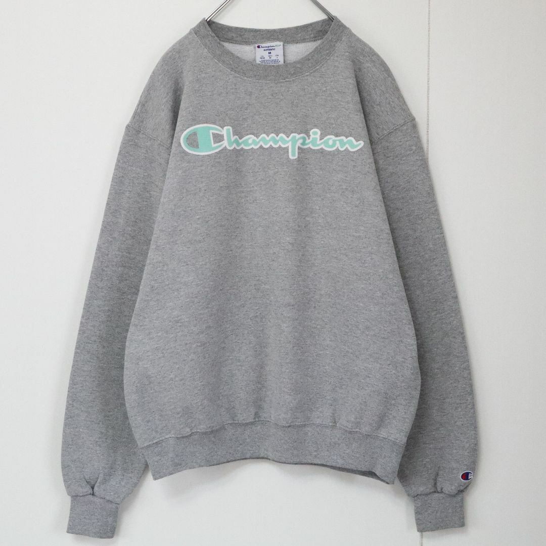 Champion(チャンピオン)の【パステルカラーロゴ】チャンピオン／スウェット　ワッペン　デカロゴ　ペールトーン メンズのトップス(スウェット)の商品写真