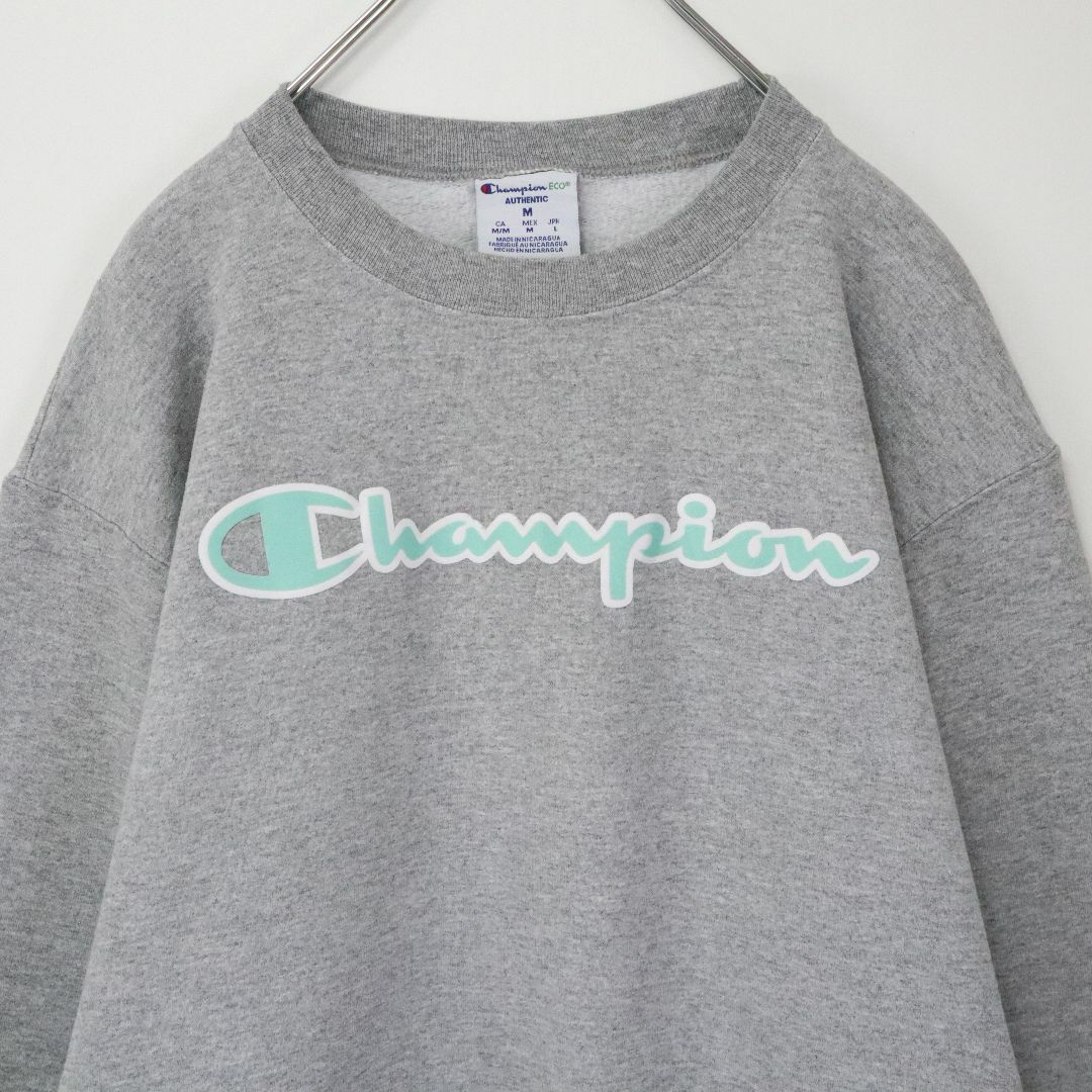 Champion(チャンピオン)の【パステルカラーロゴ】チャンピオン／スウェット　ワッペン　デカロゴ　ペールトーン メンズのトップス(スウェット)の商品写真