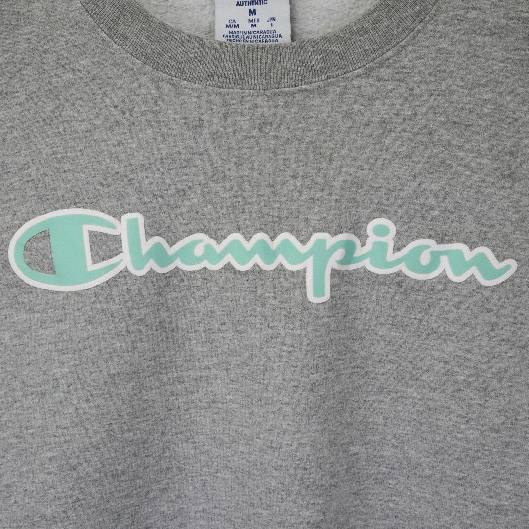 Champion(チャンピオン)の【パステルカラーロゴ】チャンピオン／スウェット　ワッペン　デカロゴ　ペールトーン メンズのトップス(スウェット)の商品写真