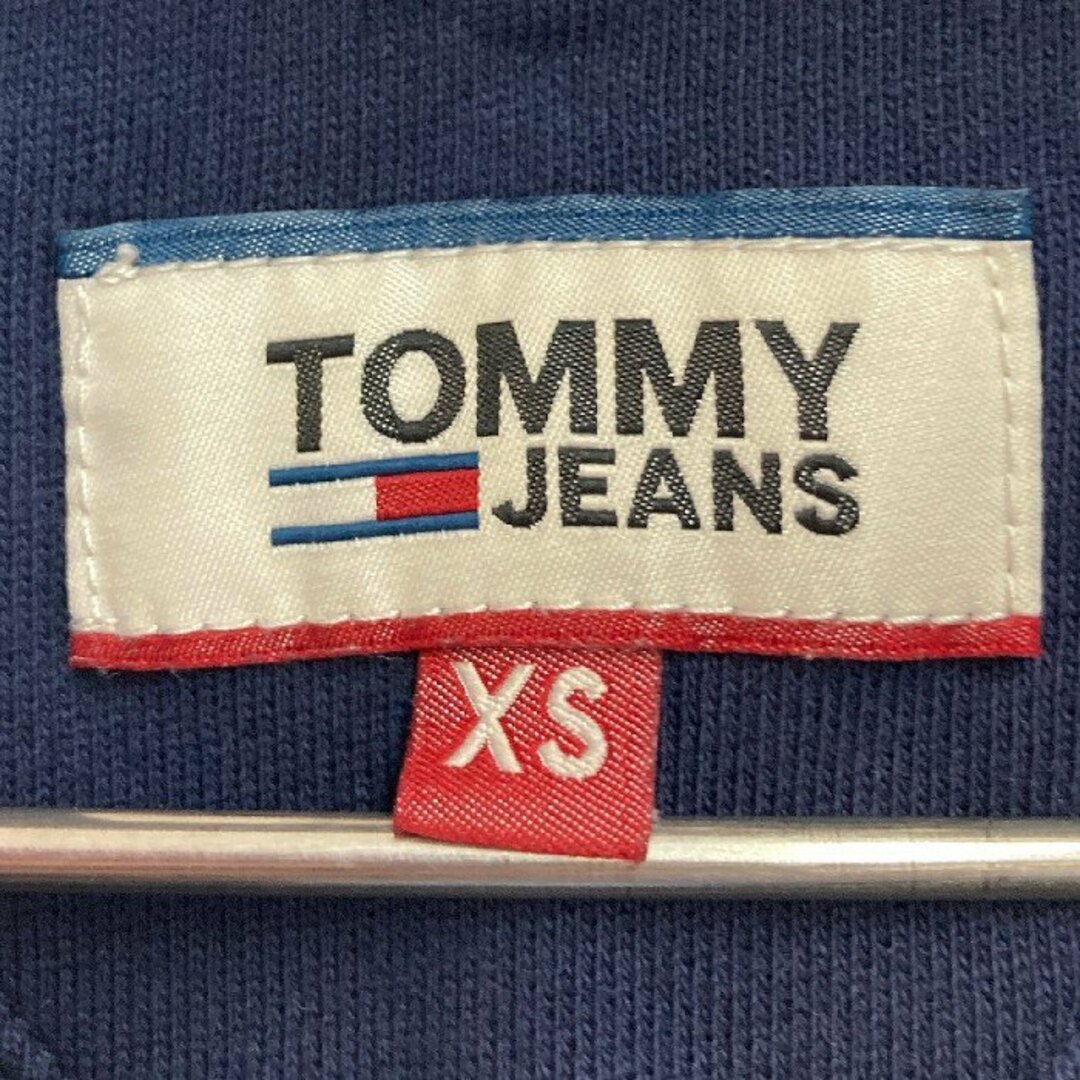 TOMMY(トミー)の★TOMMY JENES トミージーンズ パーカーワンピース  前後サークルプリント ネイビー sizeXS レディースのワンピース(ひざ丈ワンピース)の商品写真