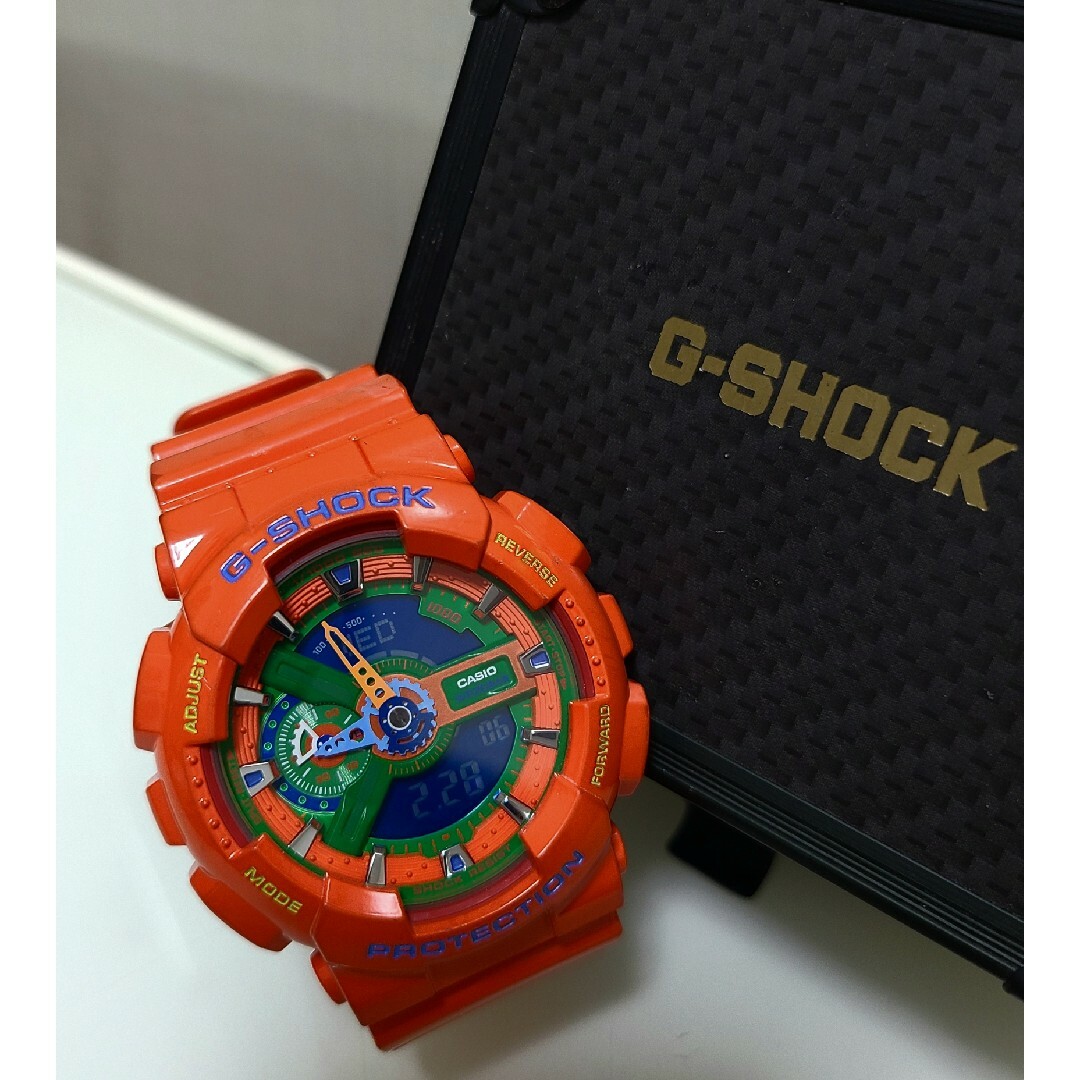 G-SHOCK(ジーショック)のG-SHOCKオレンジ メンズの時計(腕時計(デジタル))の商品写真