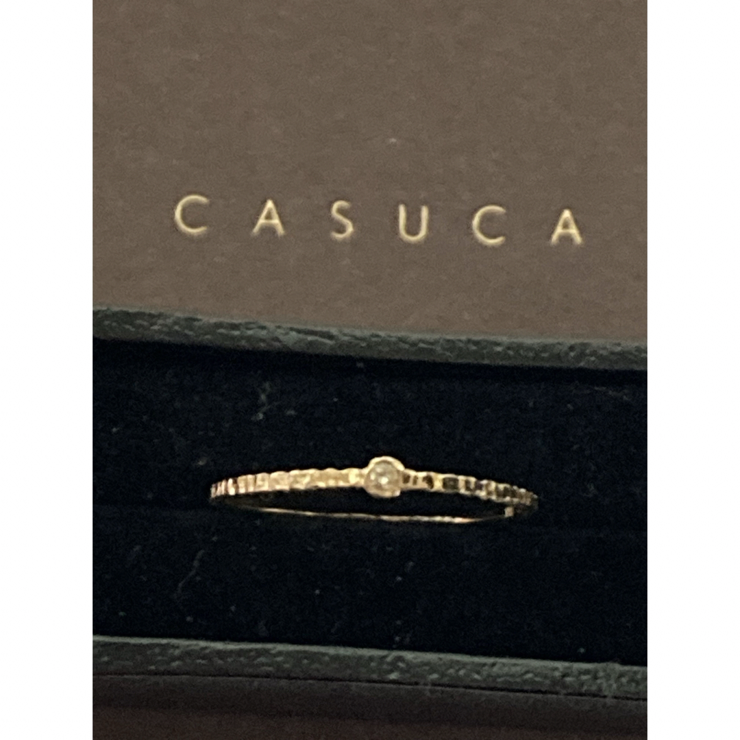美品　casuca カスカ　コカ　coca 1ポイントリング -K18- レディースのアクセサリー(リング(指輪))の商品写真