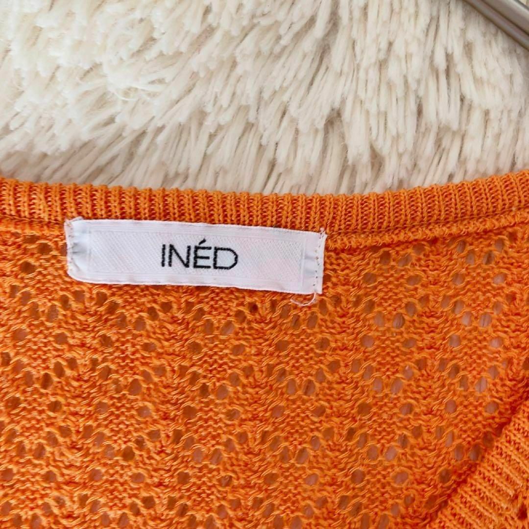 INED(イネド)のINED  半袖(F) レース デザイン カットソー レディースのトップス(カットソー(半袖/袖なし))の商品写真